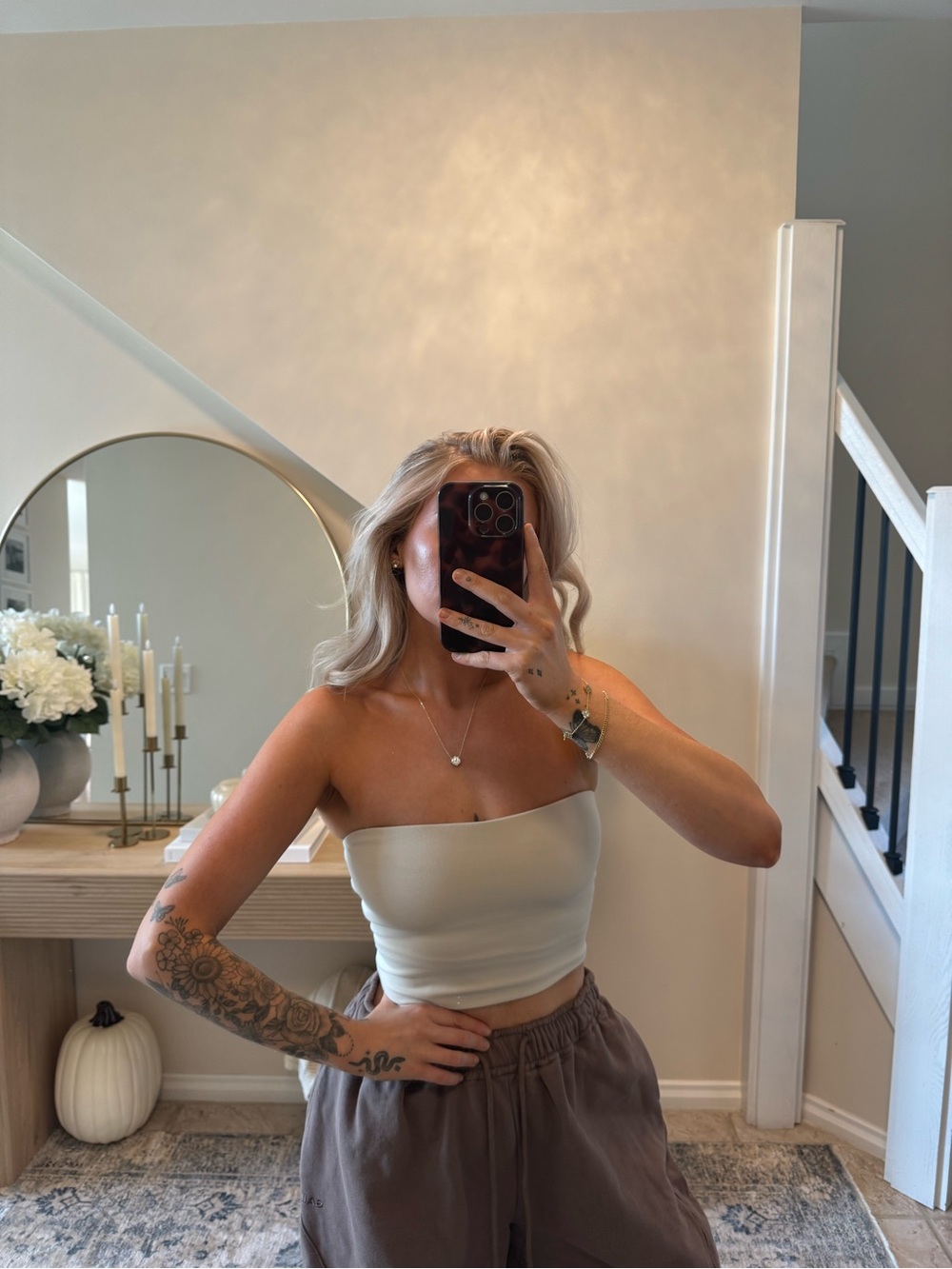Oner SOFTMOTION™ BANDEAU MID TANK TOP WITH BUILT IN BRA SHELF